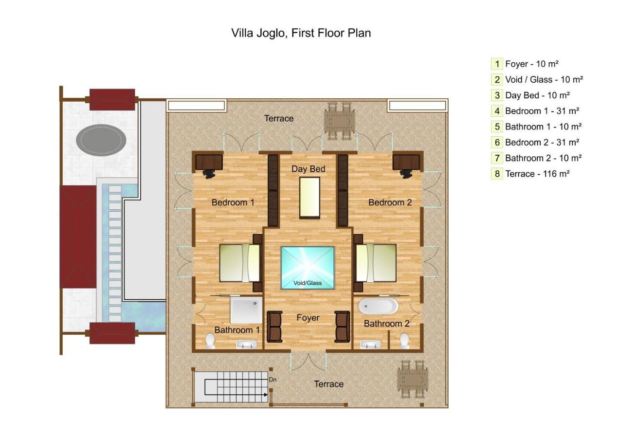 Oceanfront Citakara Sari Villas Candidasa Eksteriør billede