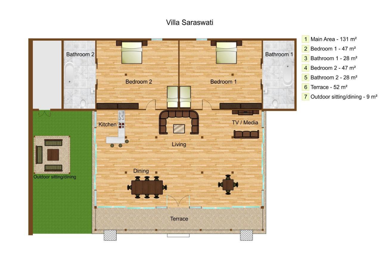 Oceanfront Citakara Sari Villas Candidasa Eksteriør billede